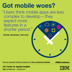 Challenges mobile development projects face & how to overcome them - ibm.com/ibmcai/mobiledev